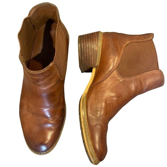 Timberland Sutherlin Bay Low Leather Chelsea Boots A2EFF Sz 7.5M Brown #341B - Picture 4 of 8